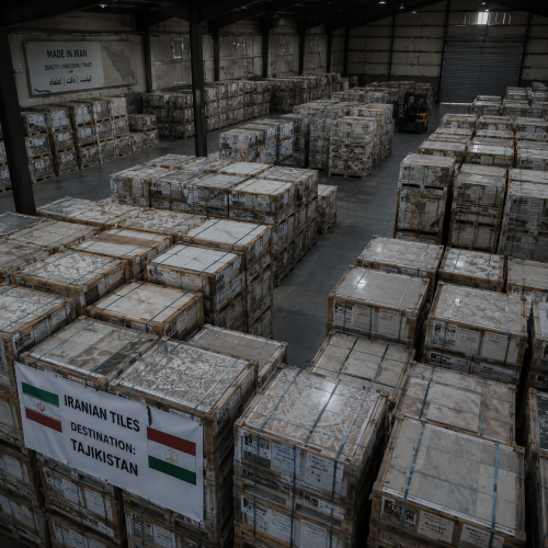 Iran tile export to Tajikistan