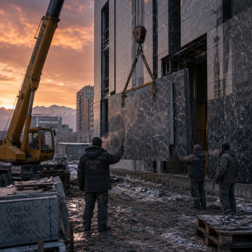 Exporting Construction Stone to Kyrgyzstan