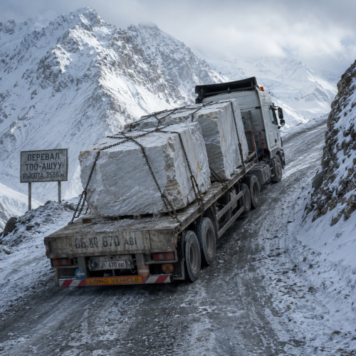 Exporting Construction Stone to Kyrgyzstan