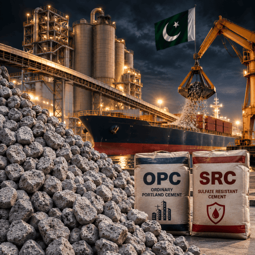 cement clinker to Pakistan